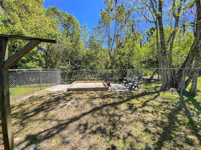 11404 Lokanotosa Trl, Orlando, FL 32817 - view of yard with a fenced backyard and a patio area