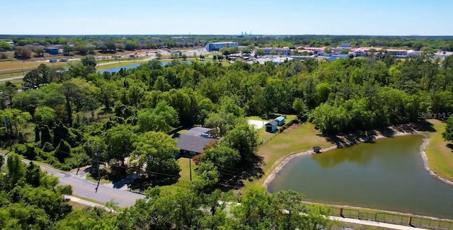 11404 Lokanotosa Trl, Orlando, FL 32817 - birds eye view of property featuring a water view