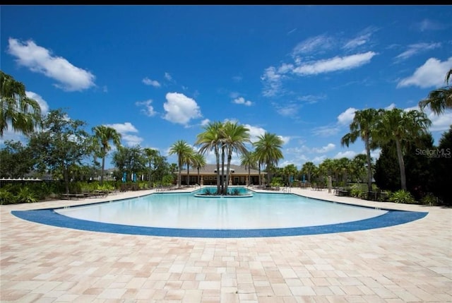 11826 Sky Acres Ter, Bradenton, FL 34211 - community pool featuring a patio area