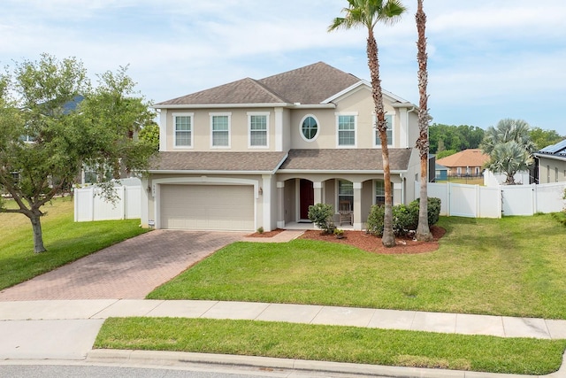 563 Copperdale Ave, Winter Garden, FL 34787 - traditional home featuring a gate, decorative driveway, stucco siding, and fence