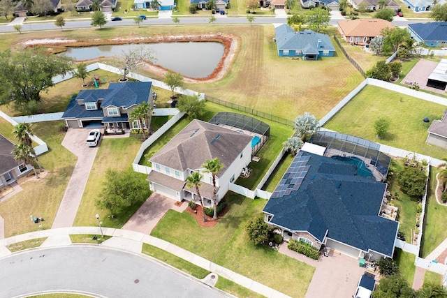 563 Copperdale Ave, Winter Garden, FL 34787 - bird's eye view with a water view and a residential view