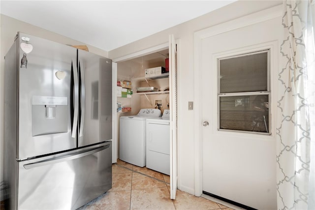 218 Nettlewood Ln, Fern Park, FL 32730 - laundry area featuring light tile patterned flooring, independent washer and dryer, and laundry area