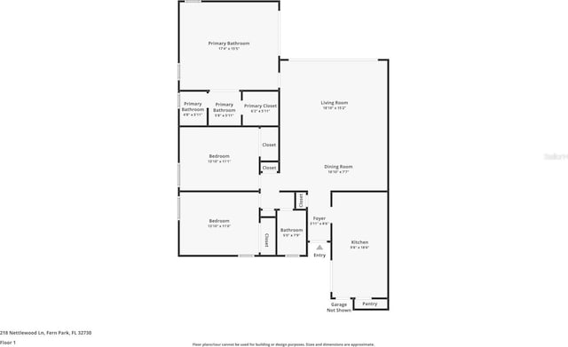 218 Nettlewood Ln, Fern Park, FL 32730 - plan