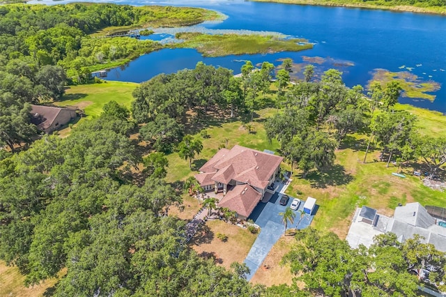 2910 Frontier Dr, Kissimmee, FL 34744 - birds eye view of property featuring a water view