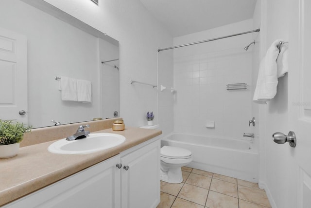 5550 E Michigan St Unit 3325, Orlando, FL 32822 - full bathroom with washtub / shower combination, tile patterned floors, toilet, and vanity