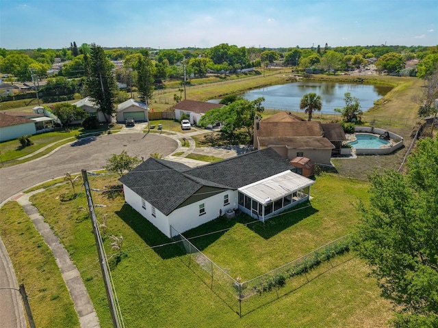 4066 Vanet Ct, Orlando, FL 32822 - bird's eye view with a water view