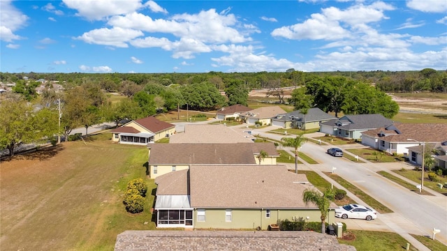 bird's eye view featuring a residential view