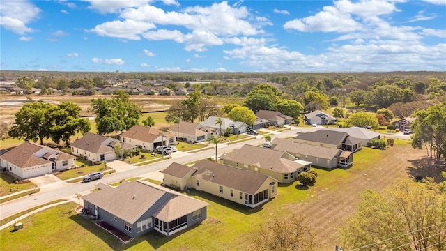 aerial view featuring a residential view