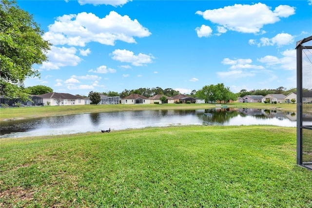 water view with a residential view