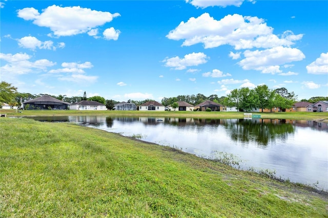 water view featuring a residential view