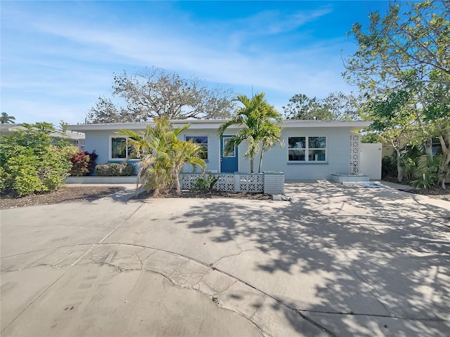 2826 46th St S, Gulfport, FL 33711 - view of front of house with concrete driveway