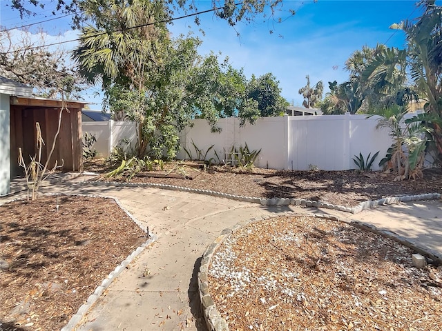 2826 46th St S, Gulfport, FL 33711 - view of yard with a patio and a fenced backyard