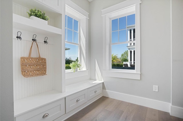 1224 Union Club Dr, Winter Garden, FL 34787 - mudroom with wood finished floors and baseboards