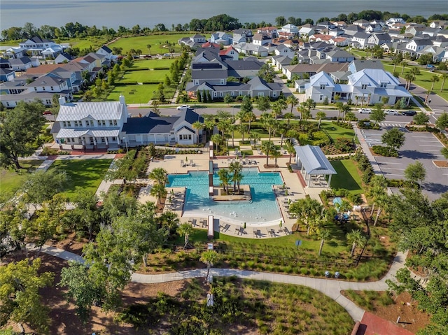 1224 Union Club Dr, Winter Garden, FL 34787 - aerial view of residential area featuring a pool area