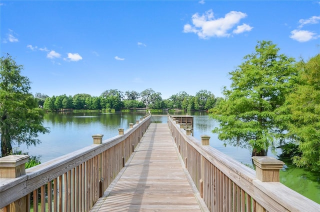 1224 Union Club Dr, Winter Garden, FL 34787 - dock area featuring a water view