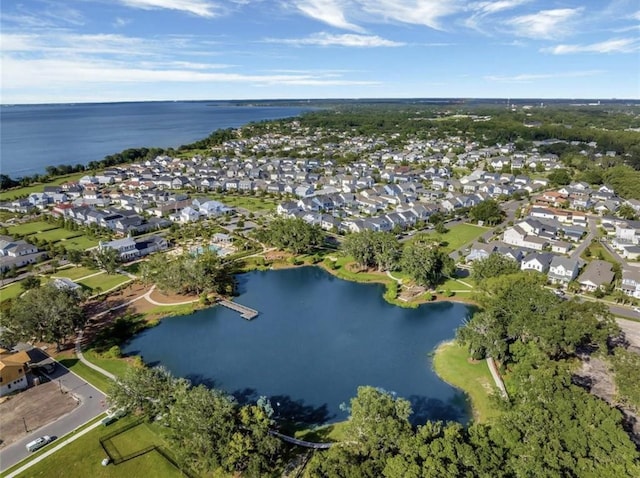 1224 Union Club Dr, Winter Garden, FL 34787 - aerial view of property and surrounding area with a large body of water and nearby suburban area