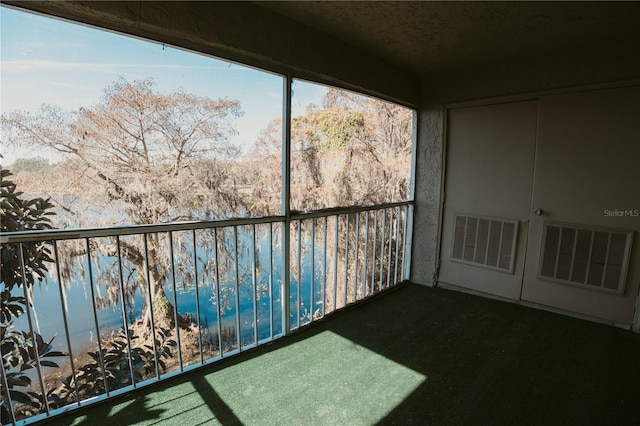 balcony with visible vents