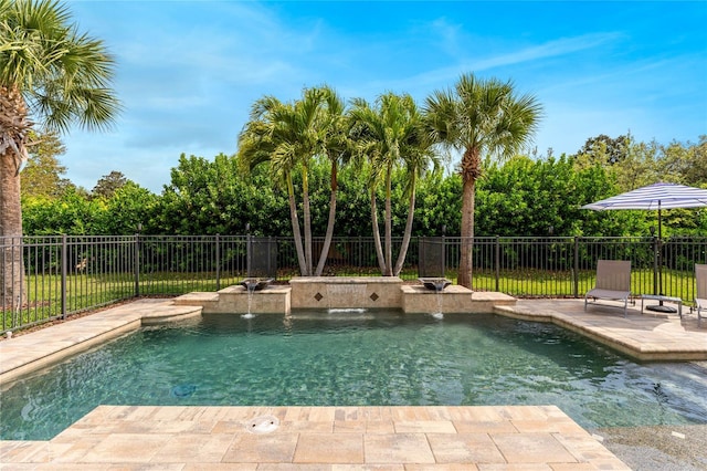 11826 Fiore Dr, Orlando, FL 32827 - view of swimming pool with fence and a fenced in pool