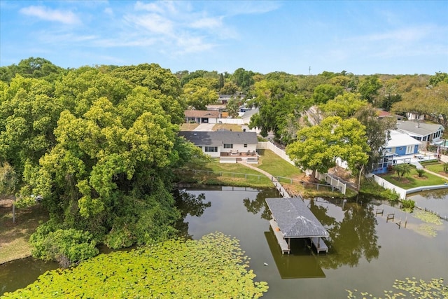 201 Cedarwood Dr, Maitland, FL 32751 - birds eye view of property with a water view