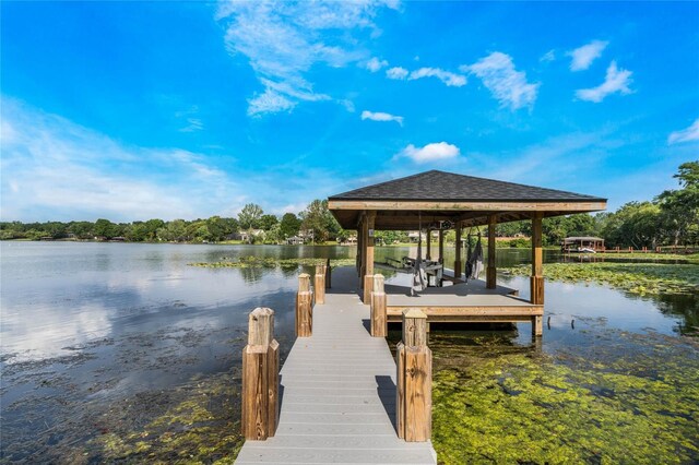 201 Cedarwood Dr, Maitland, FL 32751 - dock area with a water view