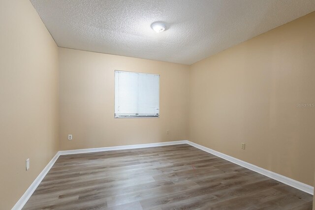 2132 Majestic Woods Blvd, Apopka, FL 32712 - unfurnished room with baseboards, a textured ceiling, and wood finished floors