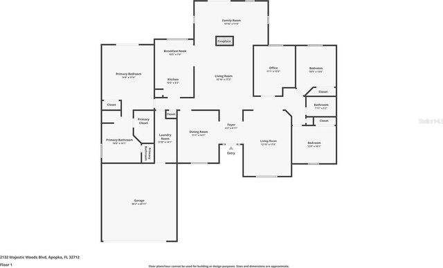 2132 Majestic Woods Blvd, Apopka, FL 32712 - view of layout