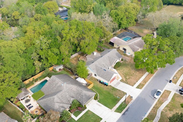 2132 Majestic Woods Blvd, Apopka, FL 32712 - aerial view with a wooded view
