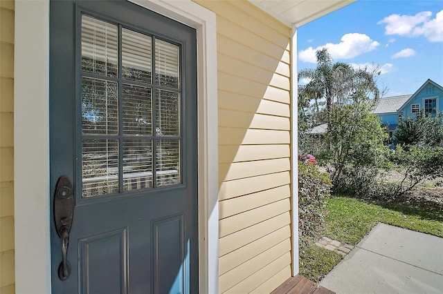 view of entrance to property