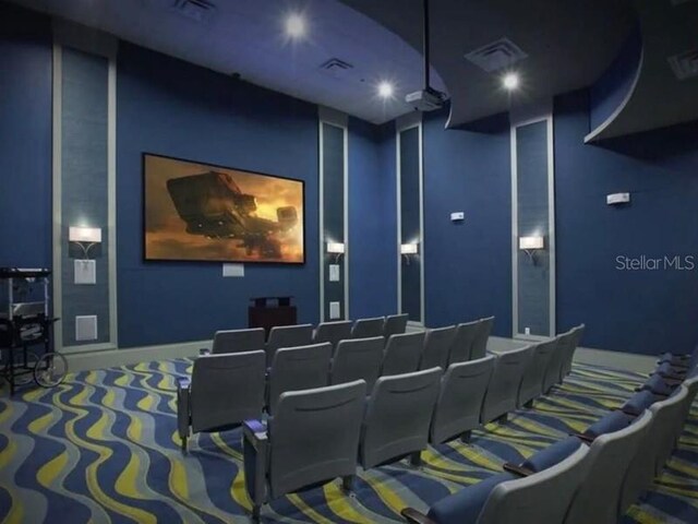 428 Ocean Course Ave, Davenport, FL 33896 - cinema with carpet and baseboards