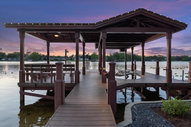 7849 Georgeann St, Winter Park, FL 32792 - dock area with boat lift and a water view