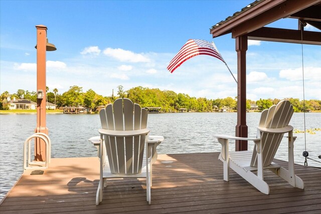 7849 Georgeann St, Winter Park, FL 32792 - dock featuring a water view