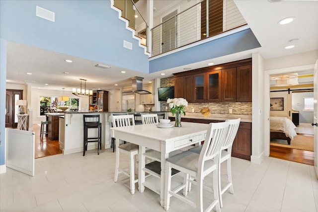 7849 Georgeann St, Winter Park, FL 32792 - dining area featuring recessed lighting