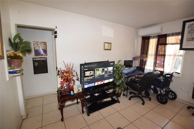 2220 Ave F NW, Winter Haven, FL 33880 - office space with light tile patterned floors, baseboards, and a wall unit AC