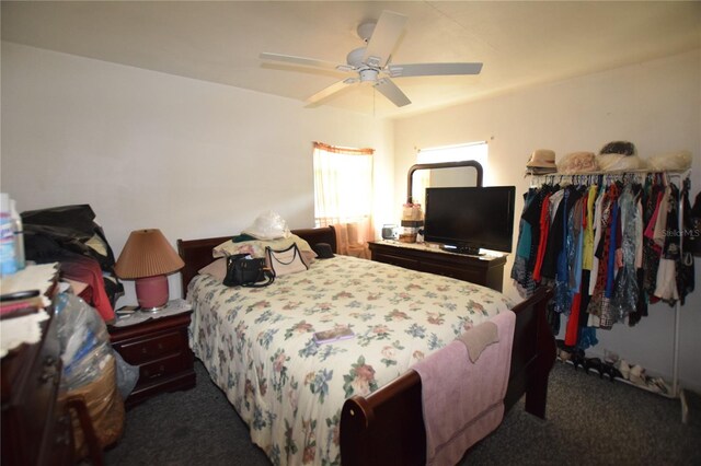 2220 Ave F NW, Winter Haven, FL 33880 - bedroom with ceiling fan and carpet floors