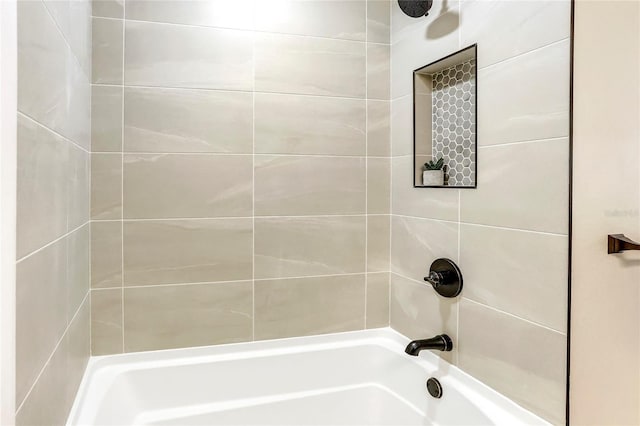 full bathroom featuring bathing tub / shower combination