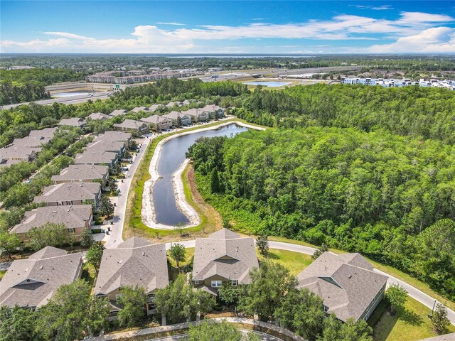 10852 Spider Lily Dr Unit S, Orlando, FL 32832 - aerial perspective of suburban area with a large body of water and a forest