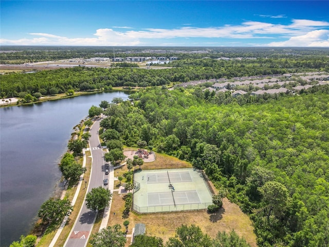 10852 Spider Lily Dr Unit S, Orlando, FL 32832 - drone / aerial view of a heavily wooded area and a nearby body of water