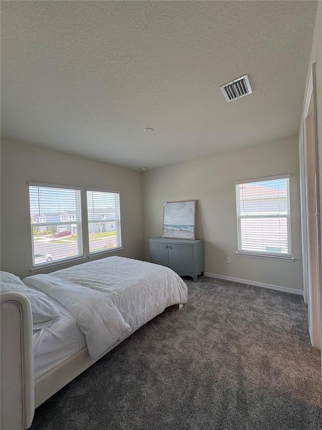 8243 Fenton St, Orlando, FL 32836 - bedroom with carpet, multiple windows, and a textured ceiling