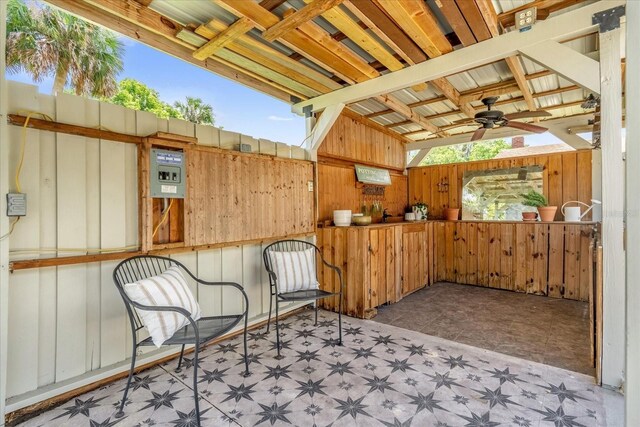 1558 Regal Oak Dr, Kissimmee, FL 34744 - view of patio featuring ceiling fan