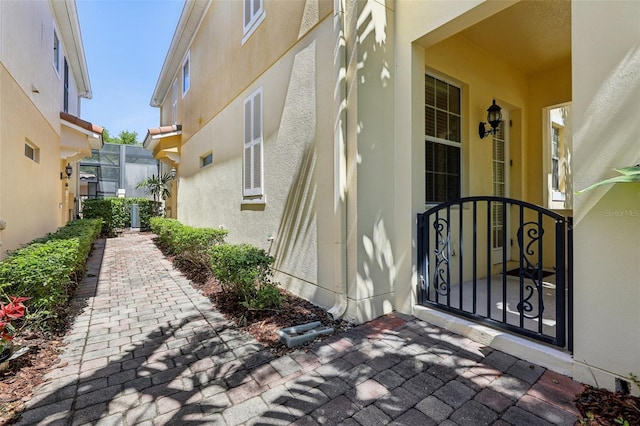 8639 Lower Villagewalk Cir, Orlando, FL 32827 - entrance to property with stucco siding