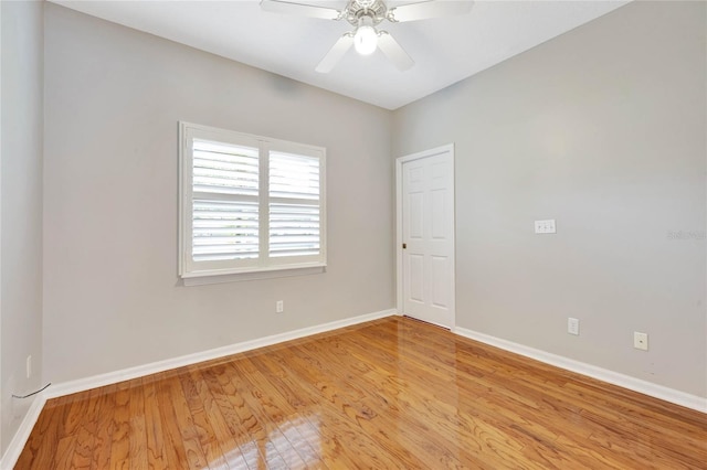 12706 Magnolia Bay Blvd, Clermont, FL 34711 - empty room with light wood-style floors and a ceiling fan