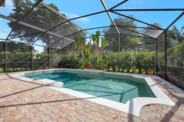 12706 Magnolia Bay Blvd, Clermont, FL 34711 - outdoor pool with a lanai and a patio