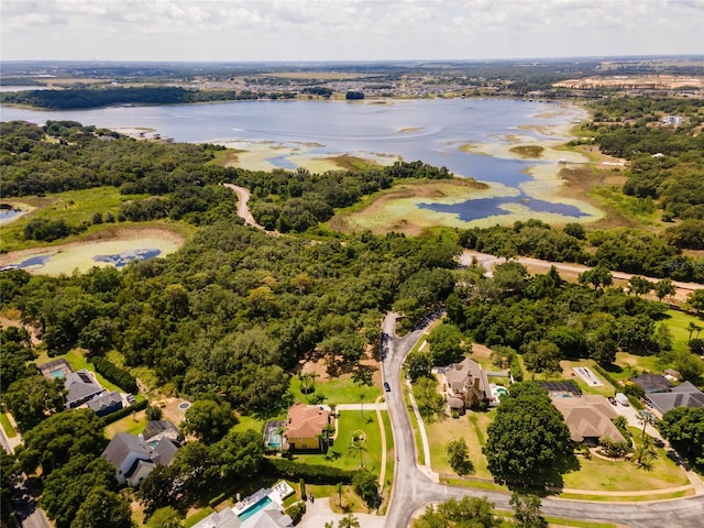 12706 Magnolia Bay Blvd, Clermont, FL 34711 - aerial perspective of suburban area featuring a nearby body of water