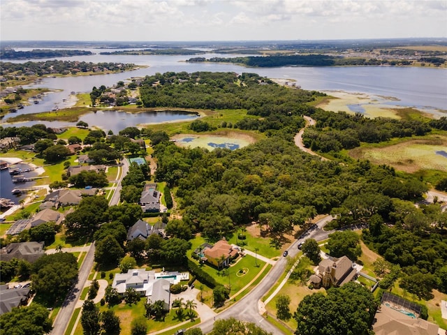12706 Magnolia Bay Blvd, Clermont, FL 34711 - aerial perspective of suburban area featuring a nearby body of water