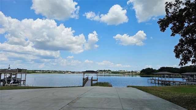 12706 Magnolia Bay Blvd, Clermont, FL 34711 - dock with boat lift and a water view