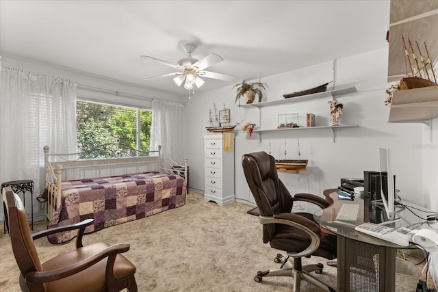 11160 SE 47th Ave, Belleview, FL 34420 - carpeted office space with ceiling fan