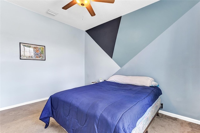 2724 Westyn Cove Ln, Ocoee, FL 34761 - bedroom featuring carpet, baseboards, and a ceiling fan
