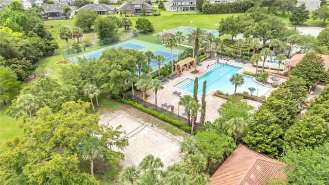 2724 Westyn Cove Ln, Ocoee, FL 34761 - bird's eye view of a pool
