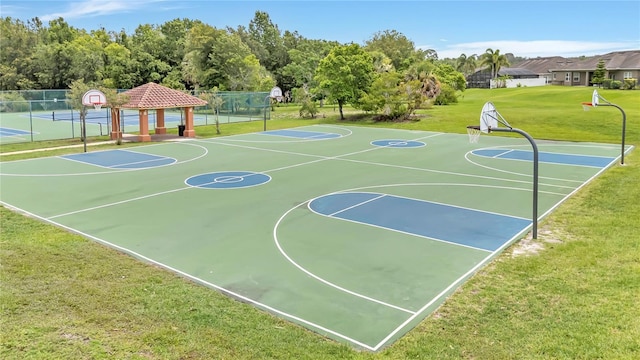 2724 Westyn Cove Ln, Ocoee, FL 34761 - view of sport court with community basketball court and a gazebo