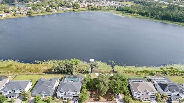 1151 Lakeside Estates Dr, Apopka, FL 32703 - birds eye view of property with a residential view and a water view